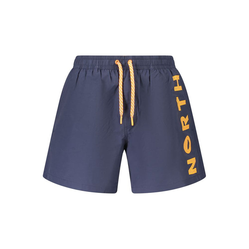 North Sails Blue Cotton Swimwear - Stylish Swim Boxer for Men
