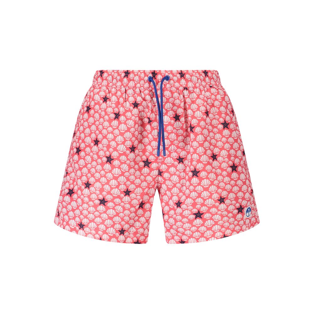 North Sails Red Polyester Swimwear for Men - Stylish and Comfortable