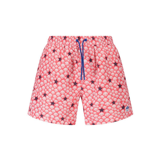 North Sails Red Polyester Swimwear for Men - Stylish and Comfortable