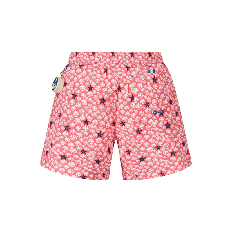 North Sails Red Polyester Swimwear for Men - Stylish and Comfortable