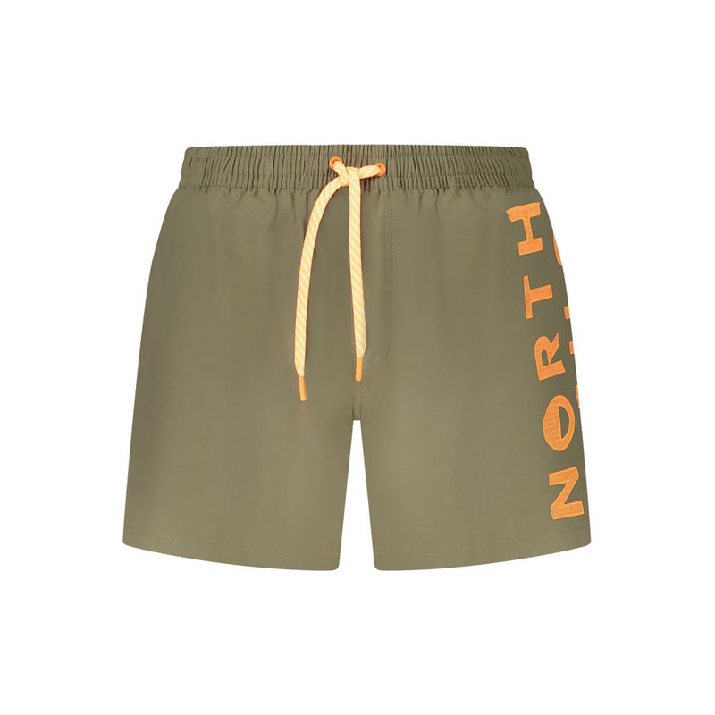 North Sails Green Cotton Swimwear - Stylish and Comfortable