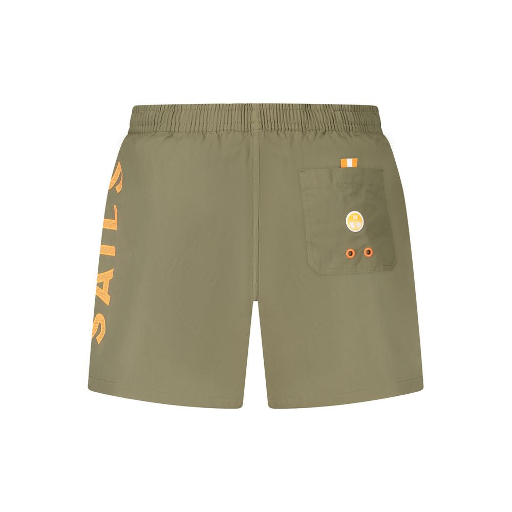 North Sails Green Cotton Swimwear - Stylish and Comfortable