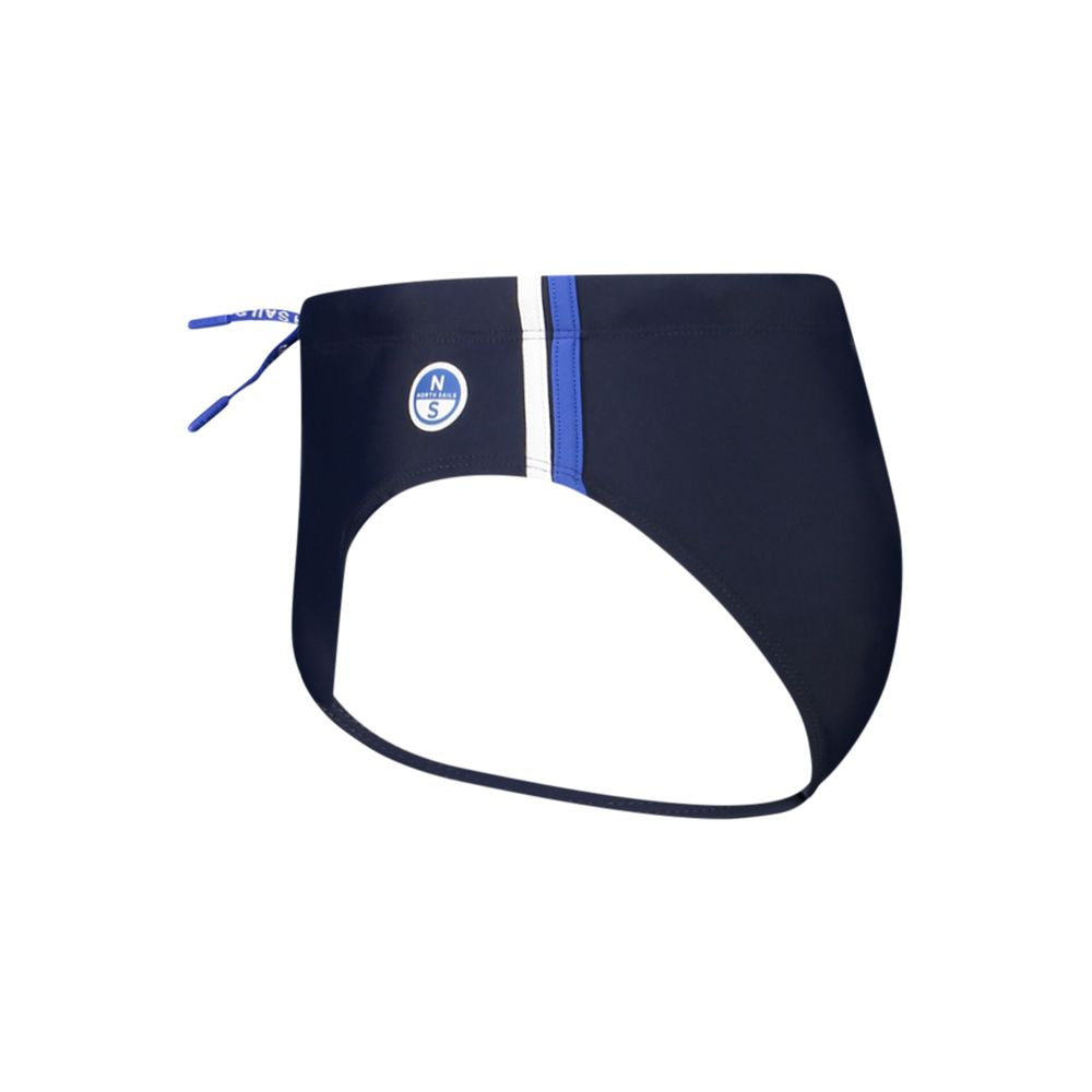 North Sails Blue Elastane Swimwear for Men - Stylish & Comfortable