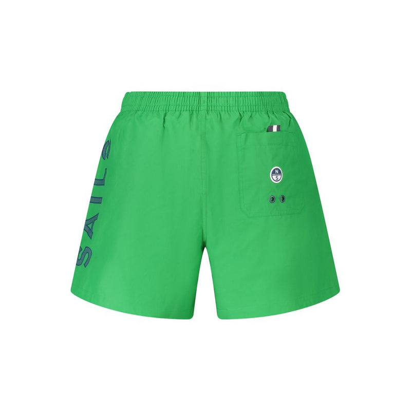 North Sails Green Cotton Swimwear - Stylish and Functional