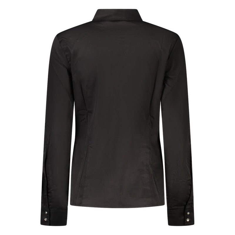 Guess Jeans Black Cotton Shirt - Élégant et Polyvalent
