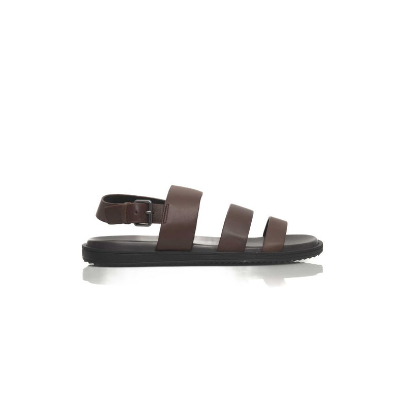 Cerruti 1881 Sandales en Cuir Brun pour Homme - Luxe Été