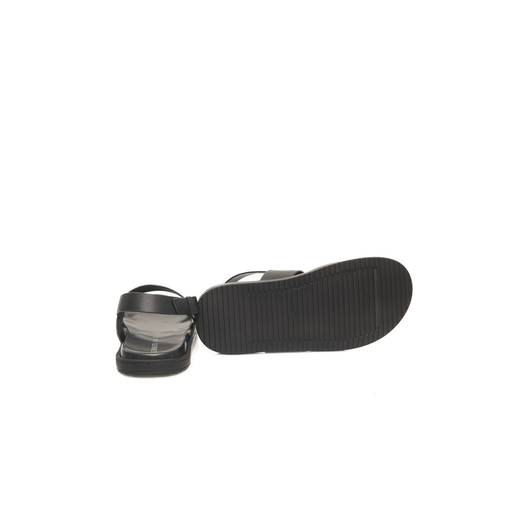 Cerruti 1881 Sandales en Cuir Noir pour Homme - Élégance Estivale