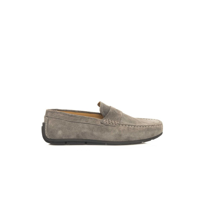 Cerruti 1881 Gray Cowhide Men's Loafer - Luxurious Comfort