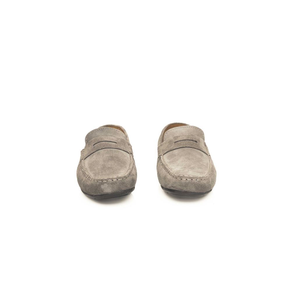 Cerruti 1881 Gray Cowhide Men's Loafer