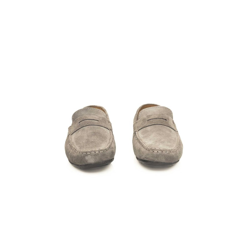 Cerruti 1881 Gray Cowhide Men's Loafer - Luxurious Comfort