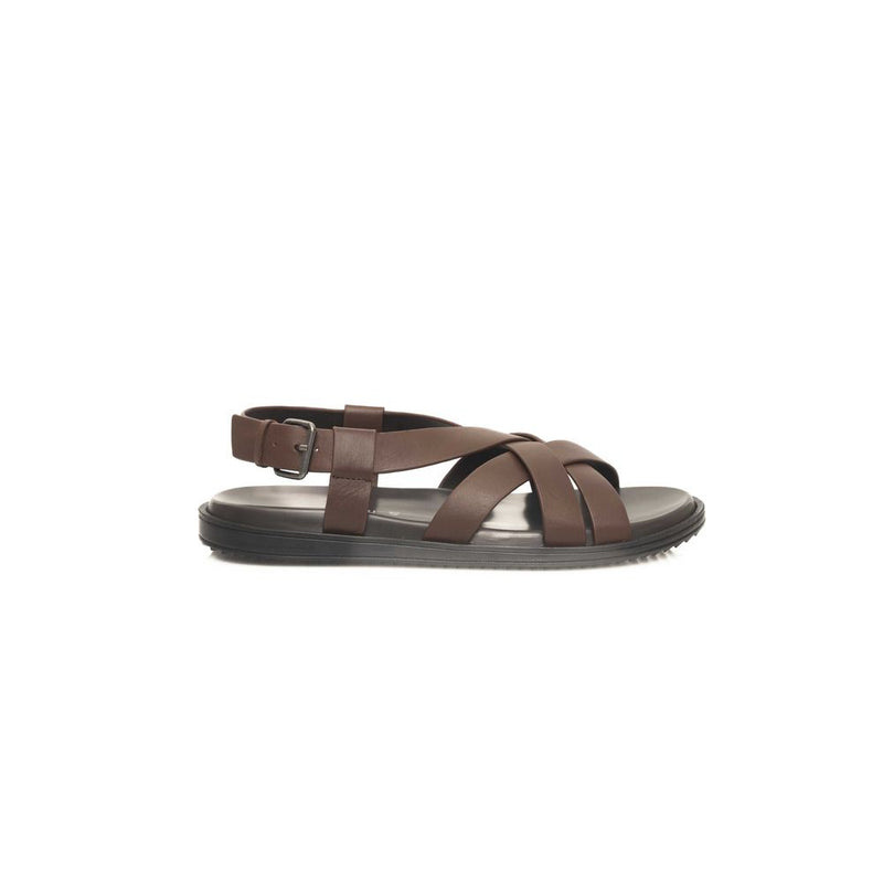 Cerruti 1881 Sandales en Cuir Marron pour Homme - Chaussures de Luxe