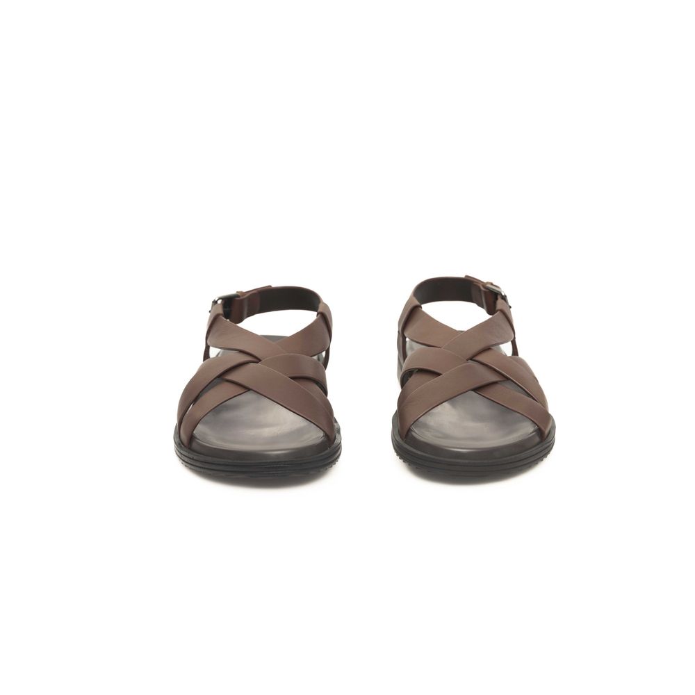 Cerruti 1881 Sandales en Cuir Marron pour Homme - Chaussures de Luxe