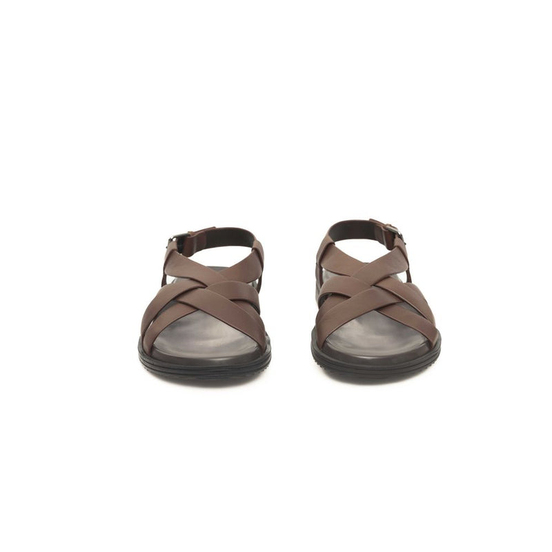 Cerruti 1881 Sandales en Cuir Marron pour Homme - Chaussures de Luxe