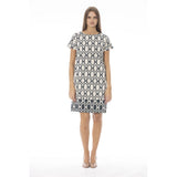 Robe en Coton Blanche Femme Baldinini Trend - Élégance Contemporaine