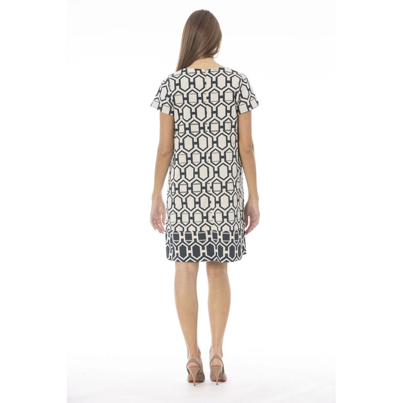 Robe en Coton Blanche Femme Baldinini Trend - Élégance Contemporaine