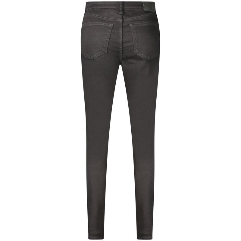 Calvin Klein Jeans Femme Slim Fit Noir en Coton