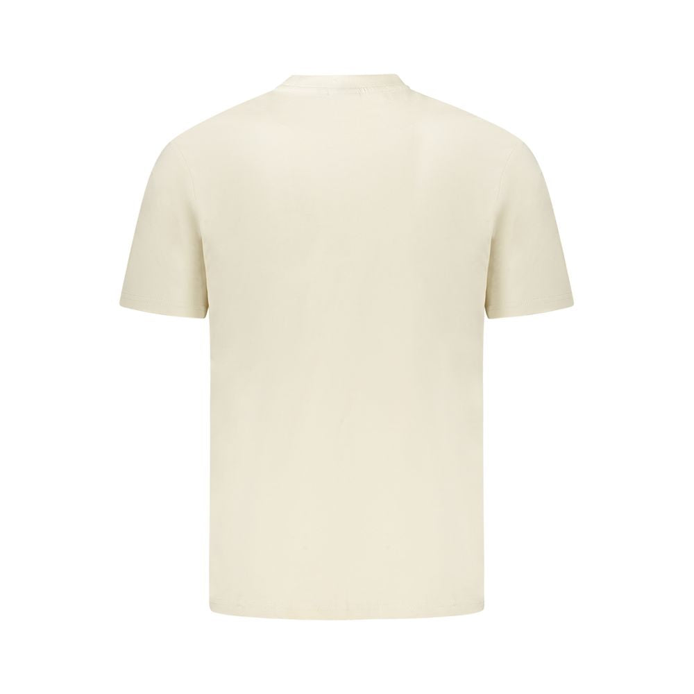 T-Shirt Napapijri Beige en Coton pour Hommes