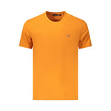 T-shirt Napapijri Orange en Coton pour Homme