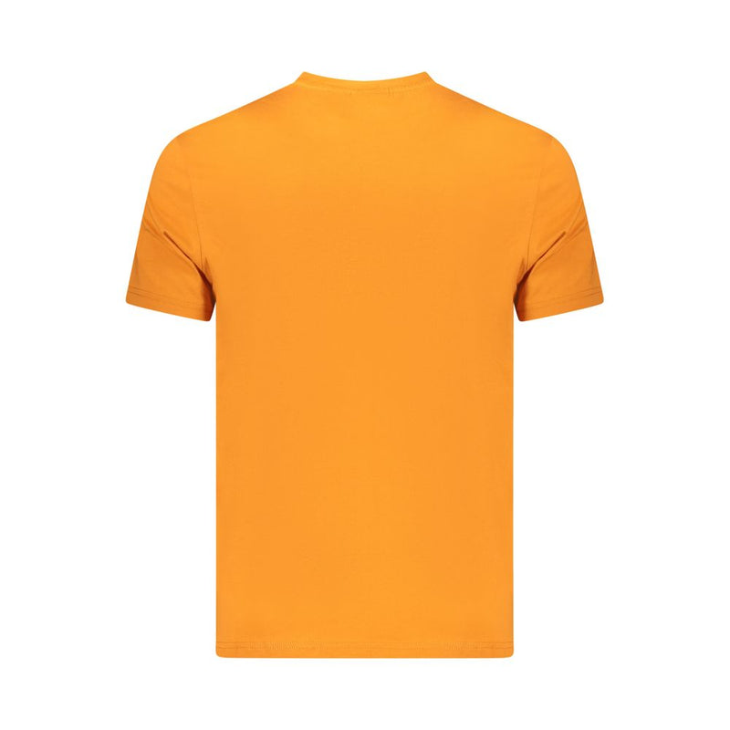 Napapijri Orange Cotton Men T-Shirt