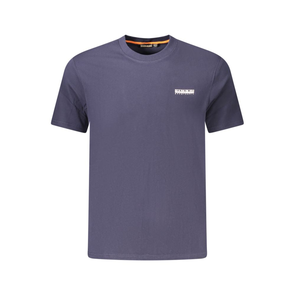 T-shirt Napapijri Bleu en Coton pour Hommes