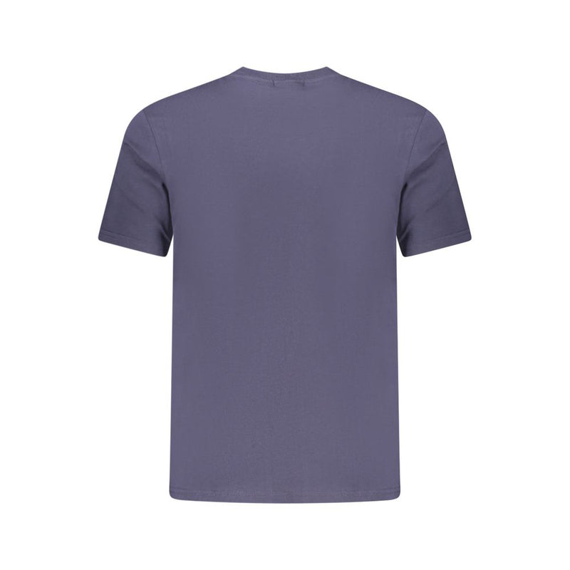 Napapijri Blue Cotton Men T-Shirt - Stylish Comfort