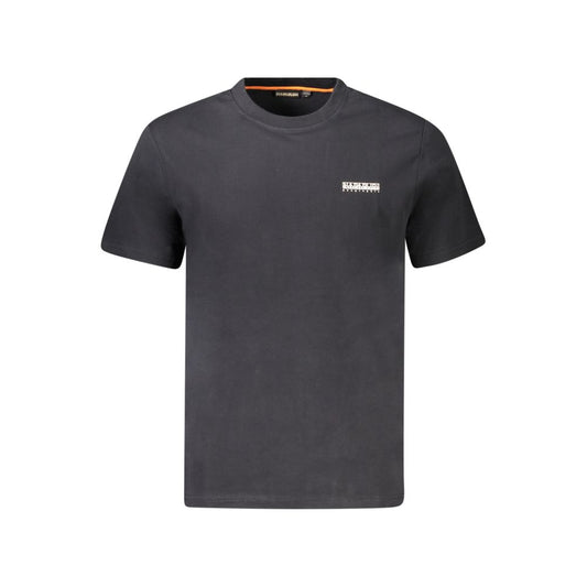 Napapijri Black Cotton Men T-Shirt