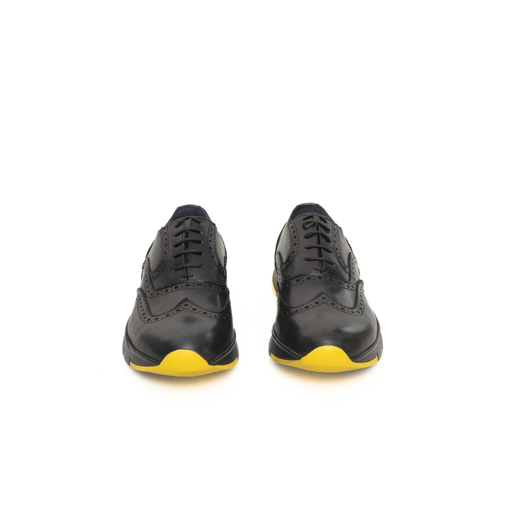 Cerruti 1881 Chaussures Oxford en Cuir de Vachette Grises pour Hommes