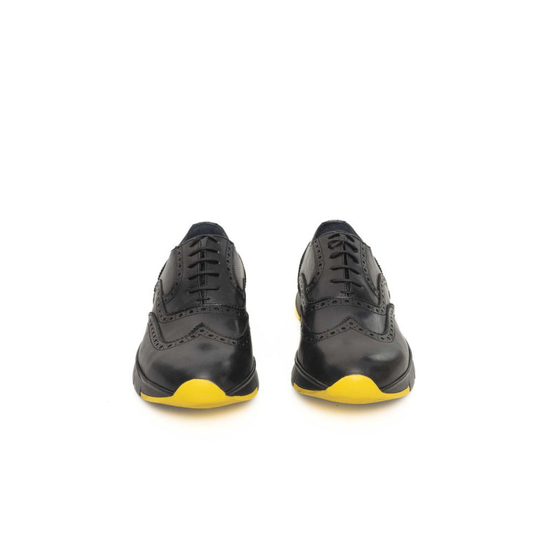 Cerruti 1881 Chaussures Oxford en Cuir de Vachette Grises pour Hommes