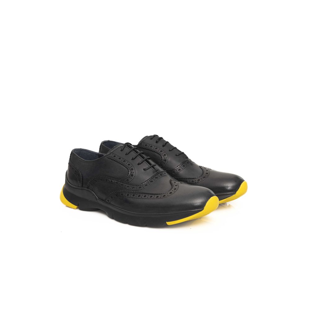 Cerruti 1881 Chaussures Oxford en Cuir de Vachette Grises pour Hommes