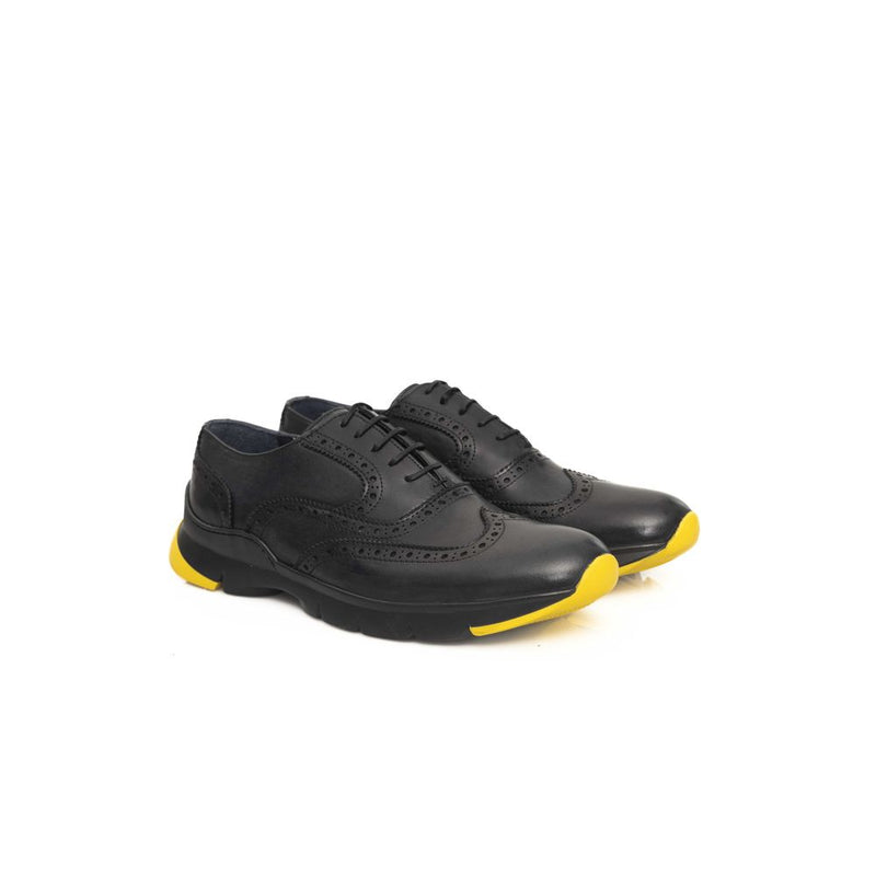 Cerruti 1881 Chaussures Oxford en Cuir de Vachette Grises pour Hommes