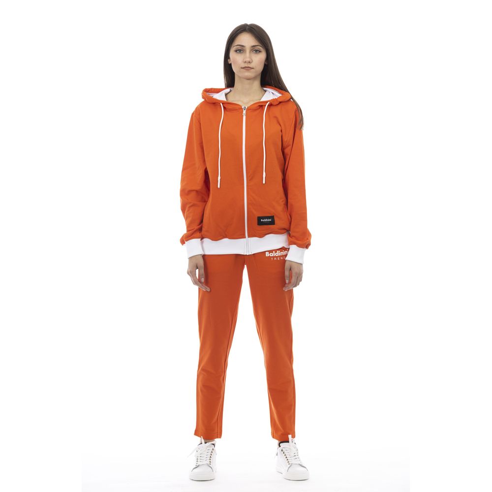 Baldinini Trend Orange Cotton Women's Sweater - Chic & Stylish