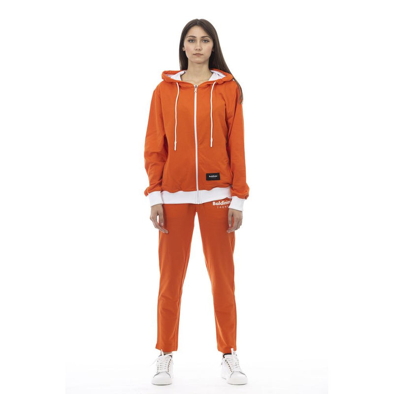 Baldinini Trend Orange Cotton Women's Sweater - Chic & Stylish