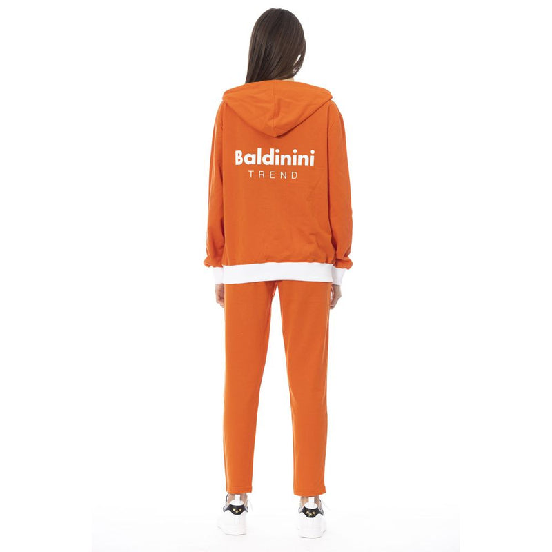 Baldinini Trend Orange Cotton Women's Sweater - Chic & Stylish