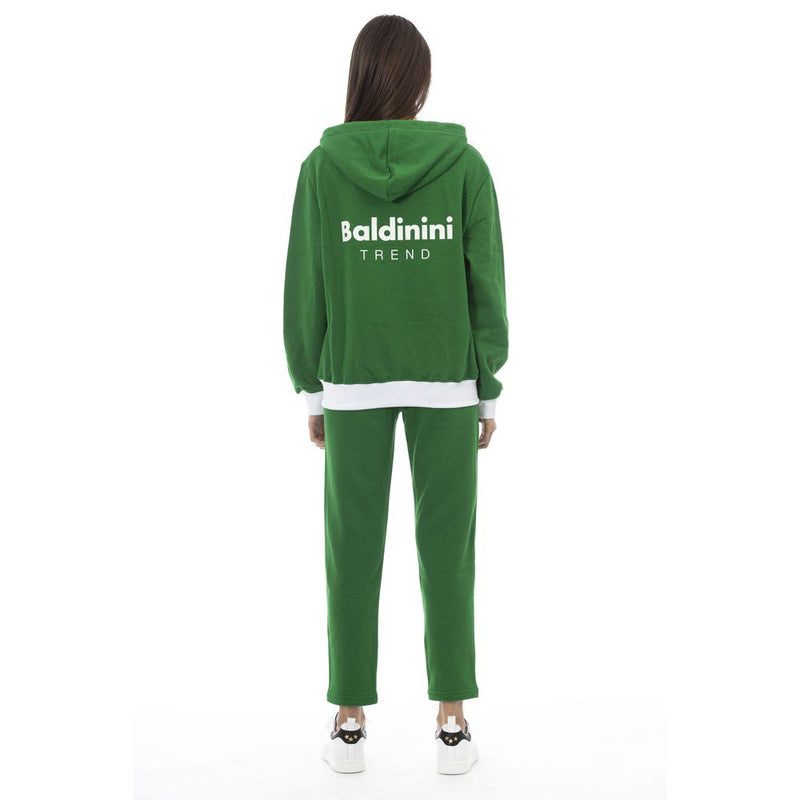Baldinini Trend Green Cotton Women's Sweater - Luxurious Comfort