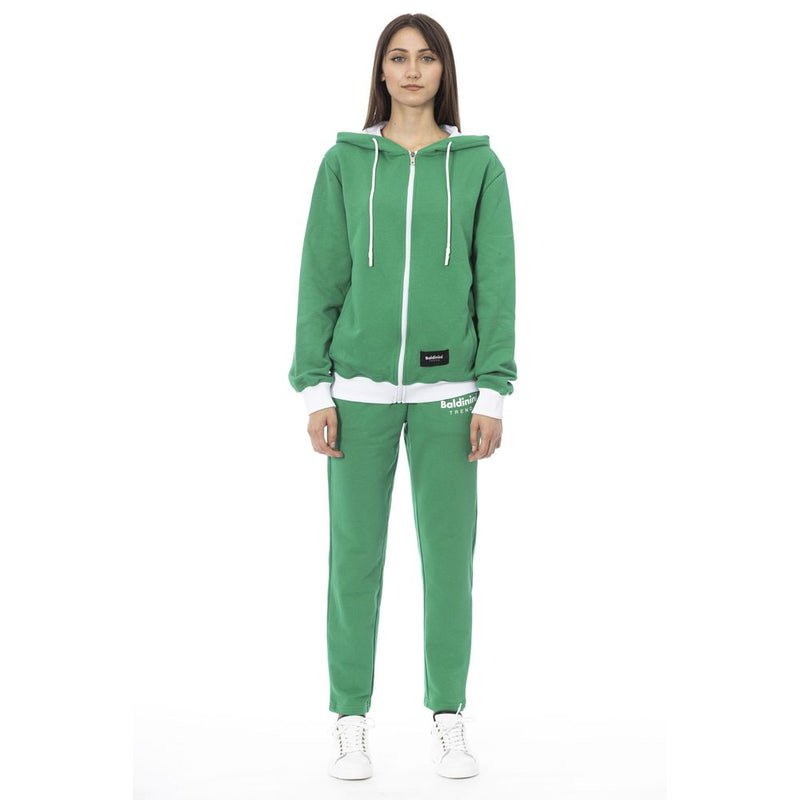 Baldinini Trend Green Cotton Women Sweater - Stylish & Comfortable