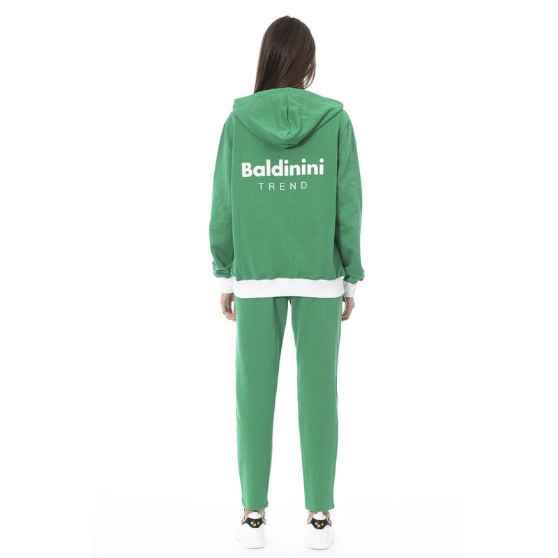 Baldinini Trend Green Cotton Women Sweater - Stylish & Comfortable