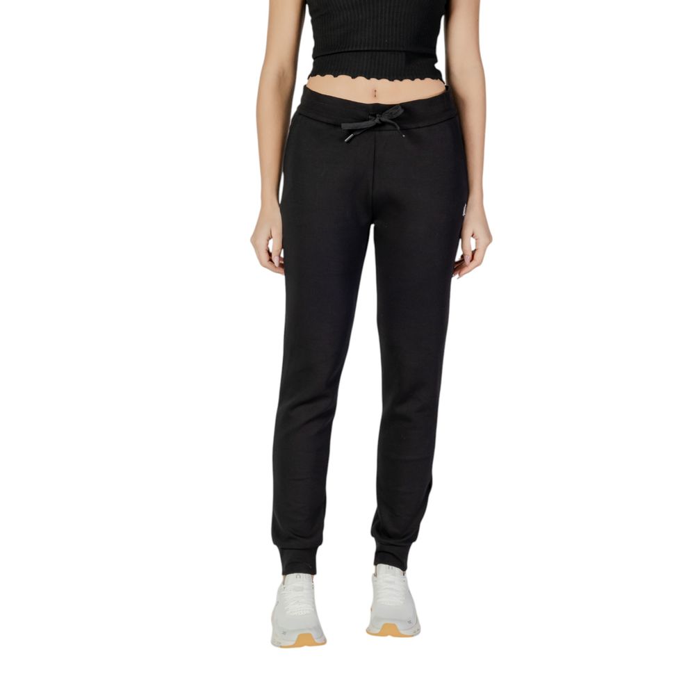 Zwarte katoenen joggingbroek van Armani Exchange, geschikt voor sport.