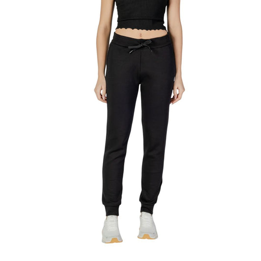 Zwarte katoenen joggingbroek van Armani Exchange, geschikt voor sport.