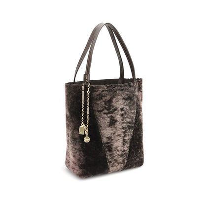 Sac cabas Chloé Spin en peau de mouton retournée