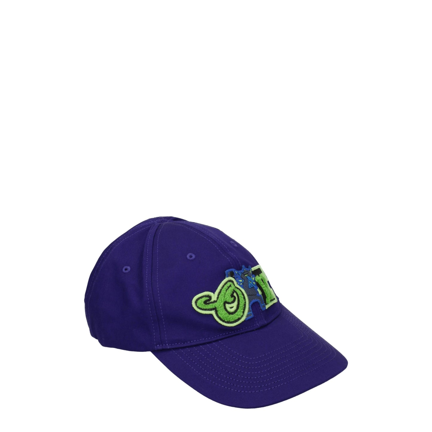 Casquettes en coton blanc cassé et violet (casquette de baseball)