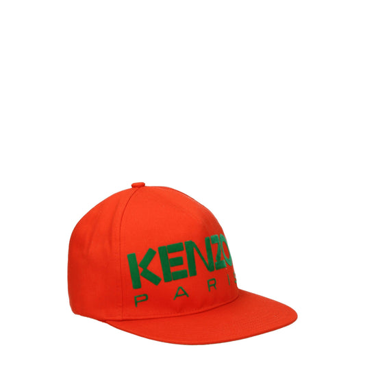 Casquettes Kenzo en coton orange (casquettes de baseball)