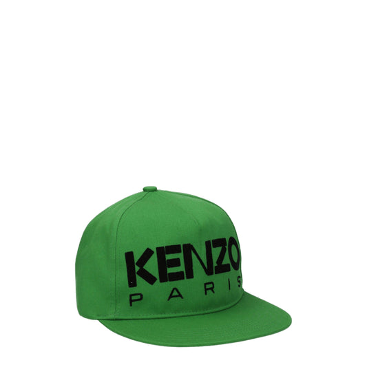 Casquettes en coton vert Kenzo (casquettes de baseball)