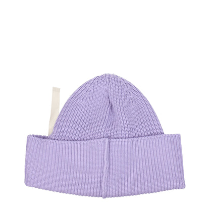 Bonnet en coton violet de Jacquemus
