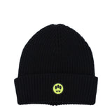 Barrow Black Wool Beanie - Sporty Glam Style