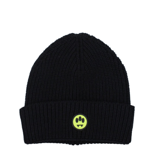 Bonnet en laine noire Barrow
