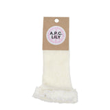 A.P.C. White Polyamide Socks for Women - Comfort and Elegance