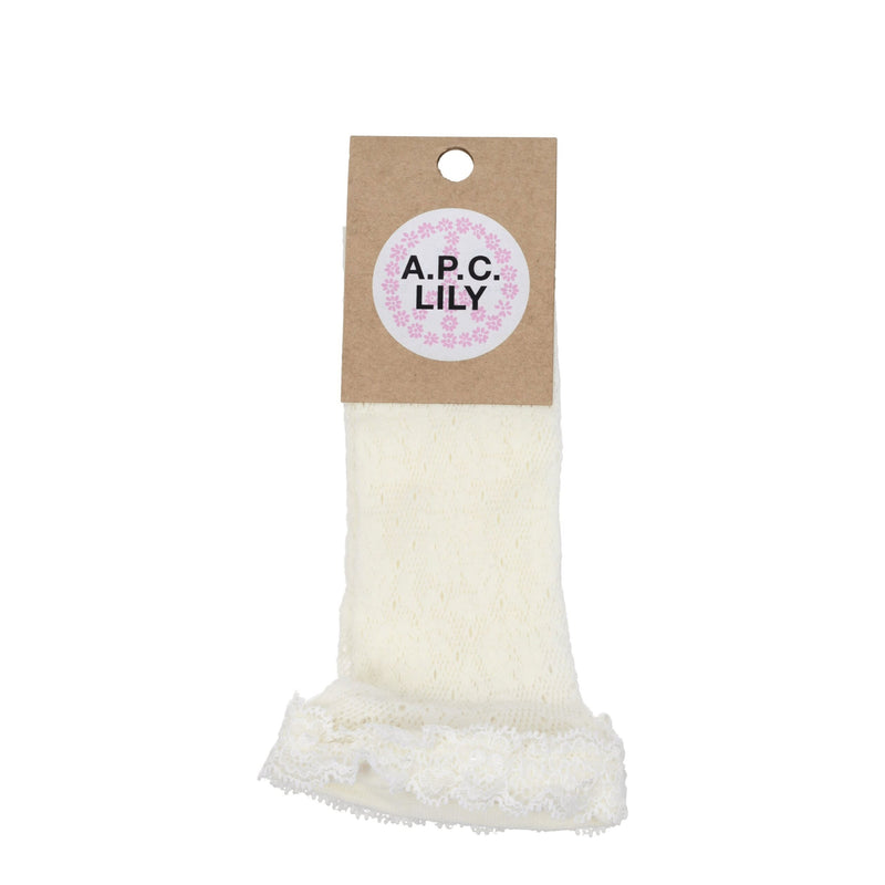 A.P.C. White Polyamide Socks for Women - Comfort and Elegance