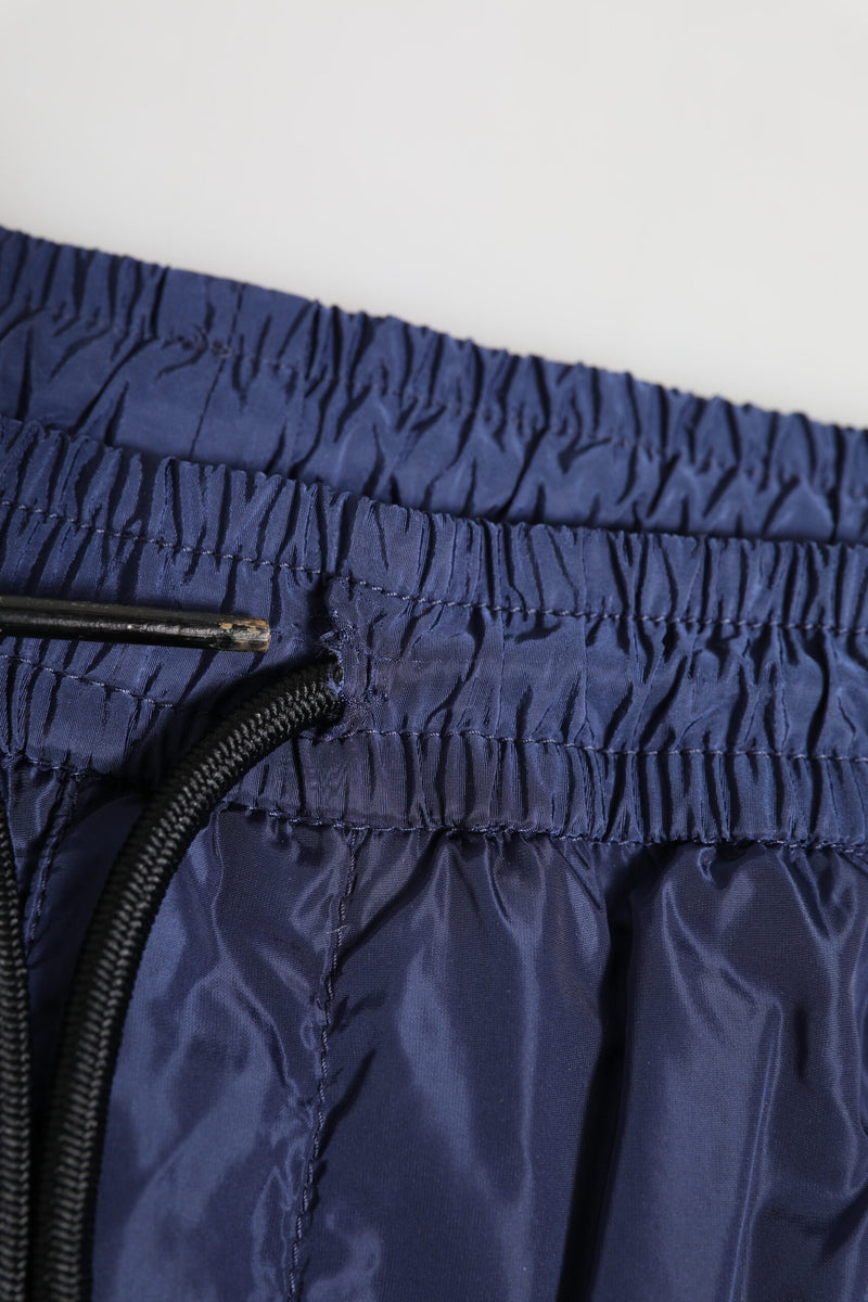 Pantalon de jogging droit en nylon bleu Dolce &amp; Gabbana