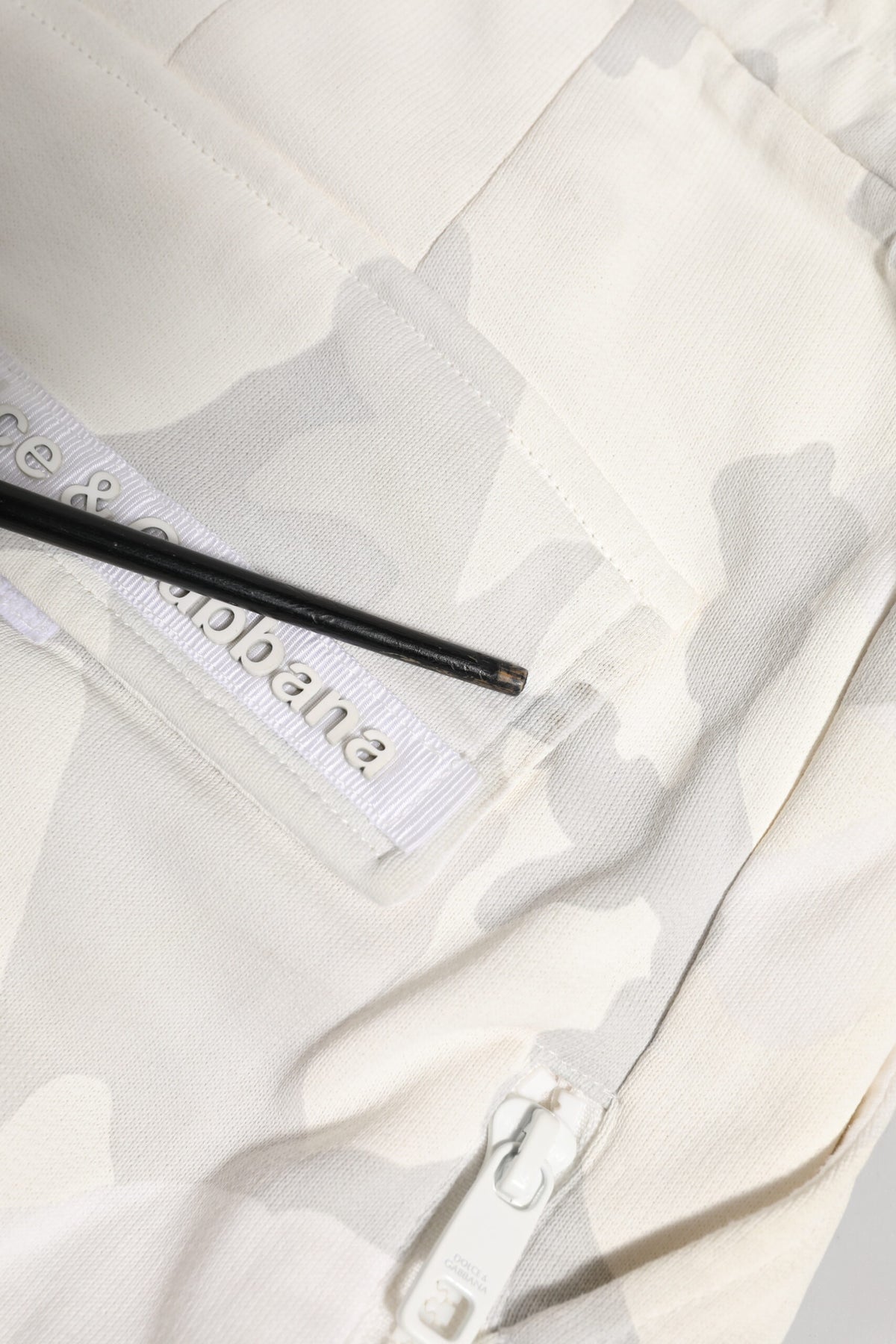 Pantalon de jogging cargo camouflage blanc Dolce &amp; Gabbana
