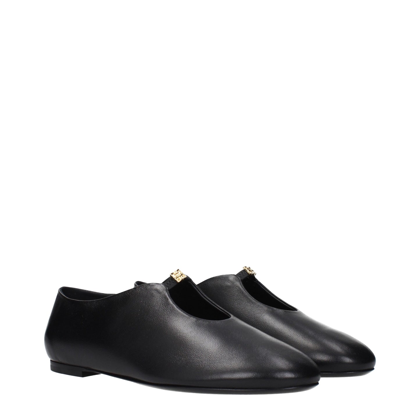 Boutures de ballet en cuir noir de Givenchy